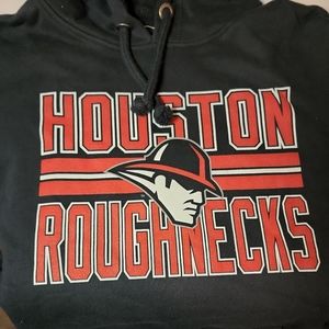 XFL Houston Roughnecks Fleece Pullover Hoodie Sweatshirt Small